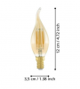 Żarówka Dekoracyjna Bulb Vintage LED E14 4W 2200K Vintage 110059 Eglo